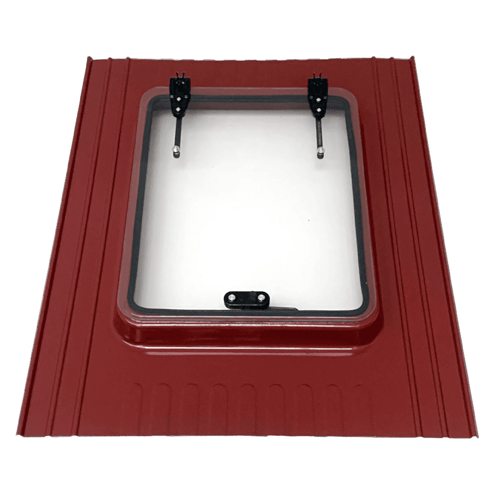 Büyük Boy Kiremit Çatı Çıkış Kapağı Çift Amortisörlü