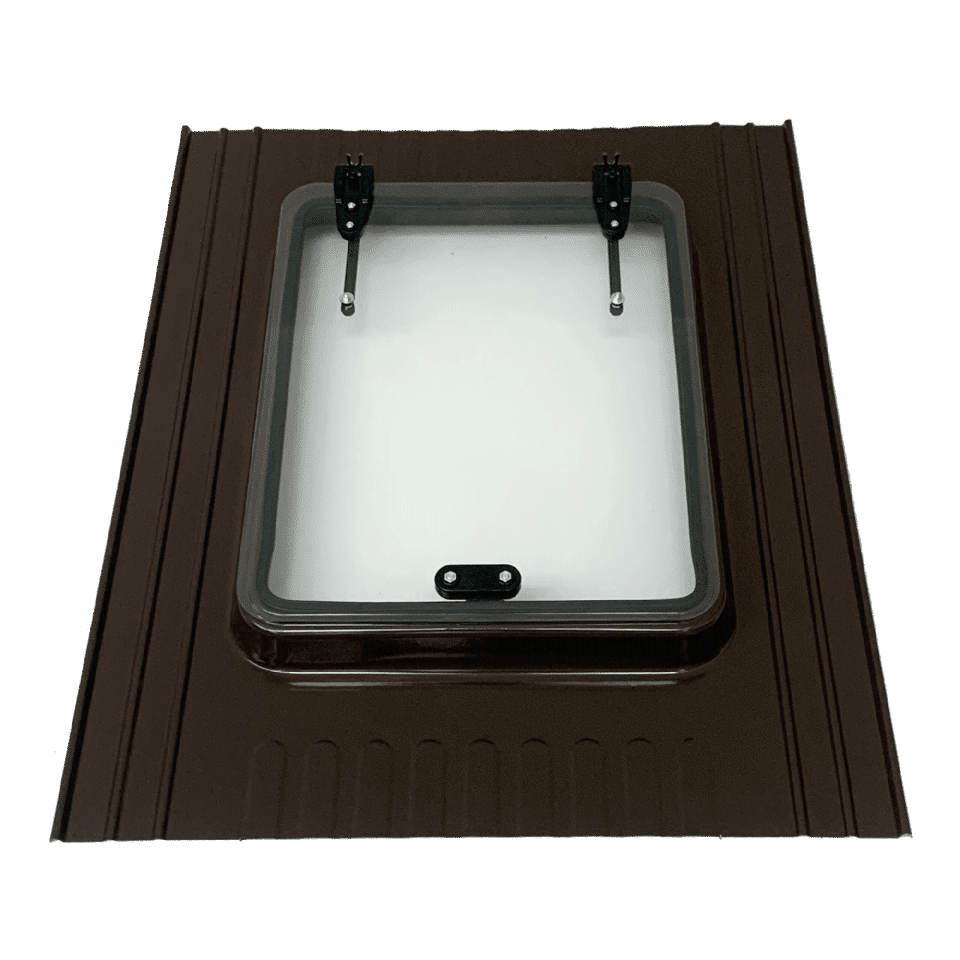 Büyük Boy Kiremit Çatı Çıkış Kapağı Çift Amortisörlü