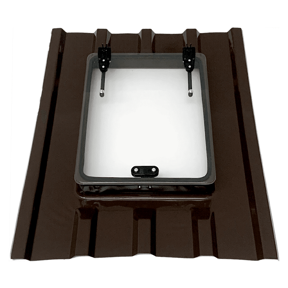 Büyük Boy Trapez Çatı Çıkış Kapağı Çift Amortisörlü