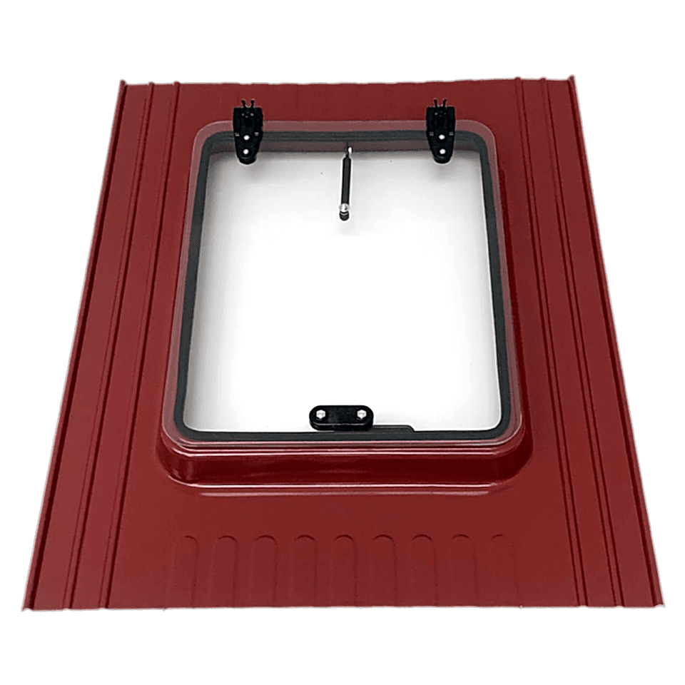 Büyük Boy Kiremit Çatı Çıkış Kapağı Tek Amortisörlü