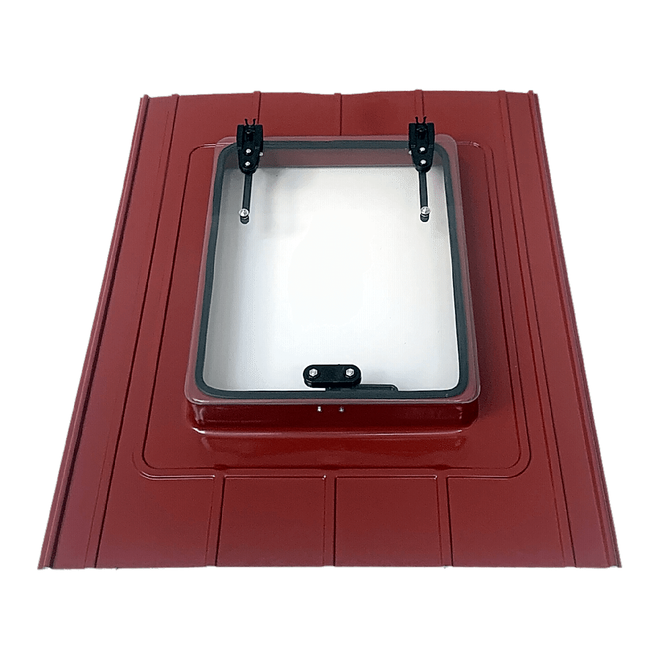 Kiremit Çatı Çıkış Kapağı Çift Amortisörlü