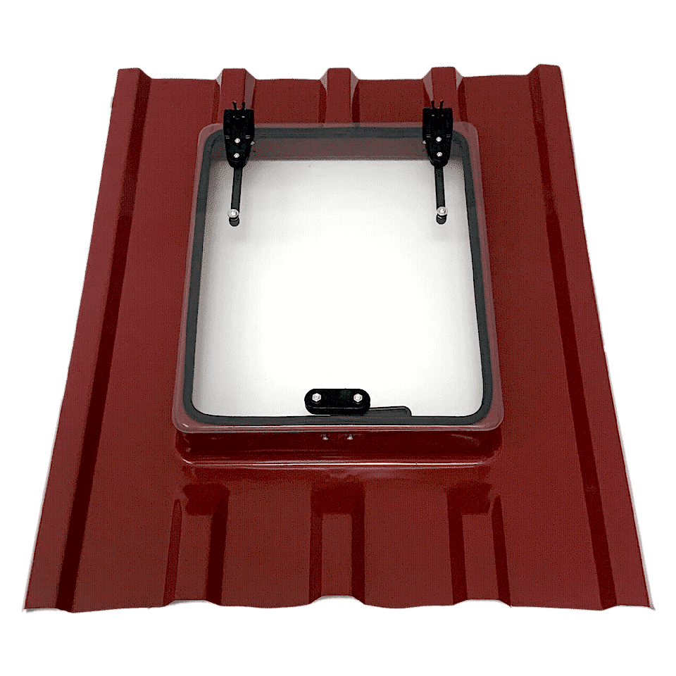 Trapez Çatı Çıkış Kapağı Çift Amortisörlü