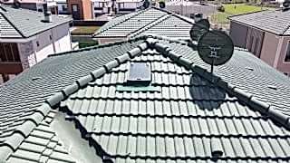 Büyük Boy Kiremit Çatı Çıkış Kapağı Çift Amortisörlü