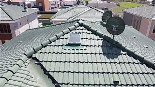 Büyük Boy Kiremit Çatı Çıkış Kapağı Sade