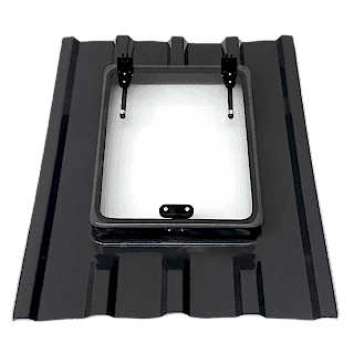 Trapez Çatı Çıkış Kapağı Çift Amortisörlü