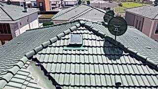 Kiremit Çatı Çıkış Kapağı Çift Amortisörlü