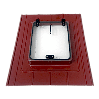 Kiremit Çatı Çıkış Kapağı Tek Amortisörlü